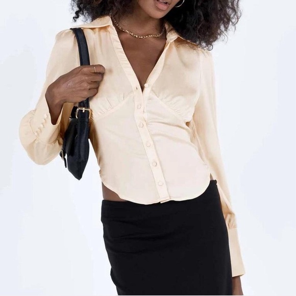 BRAND NEW Princess Polly Button Up Corset Top - Picture 2 of 3